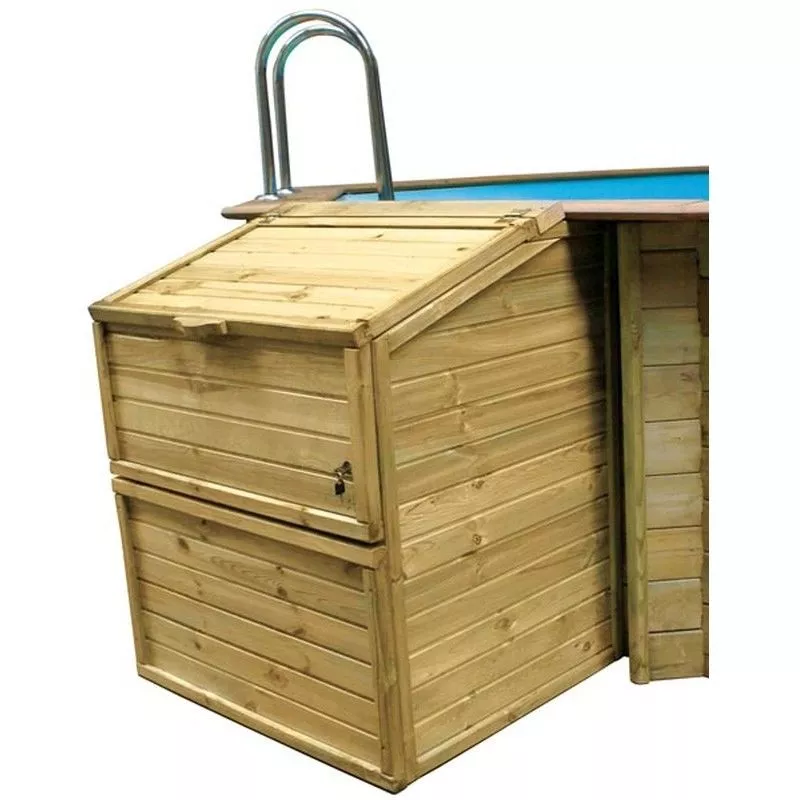 GRÉ - Local Técnico de Madera Sunbay para Filtro de Arena Altura: 146 cm 787249 barato