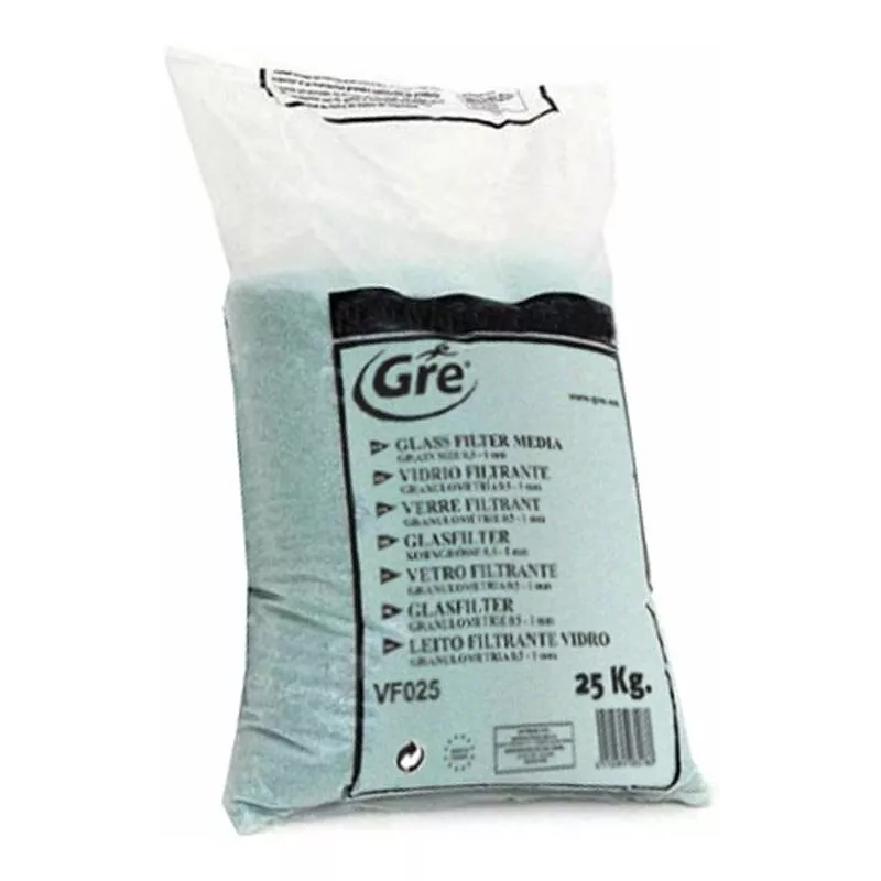 GRÉ - Medio filtrante Medio filtrante – Vidrio filtrante 25 kg Gre VF025 barato