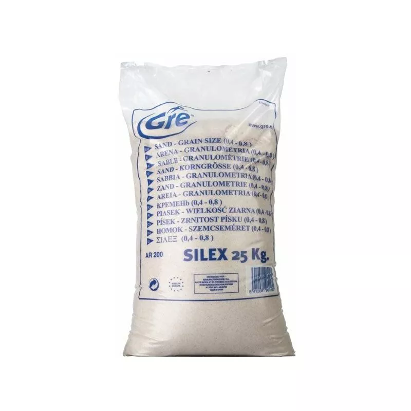 GRÉ - Medio filtrante Medio filtrante arena – Sílex 25 kg Gre AR200 barato