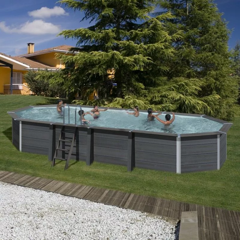 GRÉ - Piscina Elevada de Composite Gre 804x386x124 KPCOV80 barato