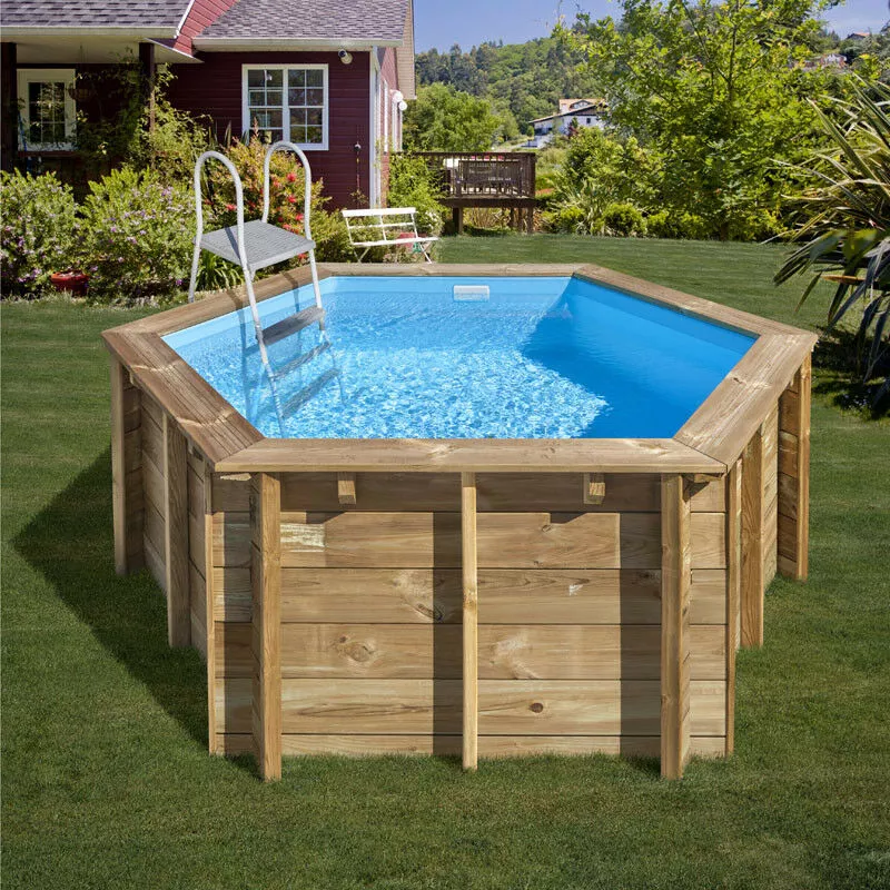 GRÉ - Piscina de Madera Gre Lili 2 Redonda ø 280 x 107 cm barato