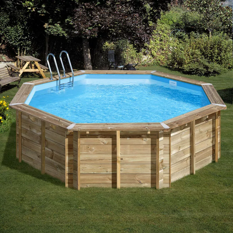 GRÉ - Piscina de Madera Gre Violette 2 Redonda ø 500 x 127 cm barato