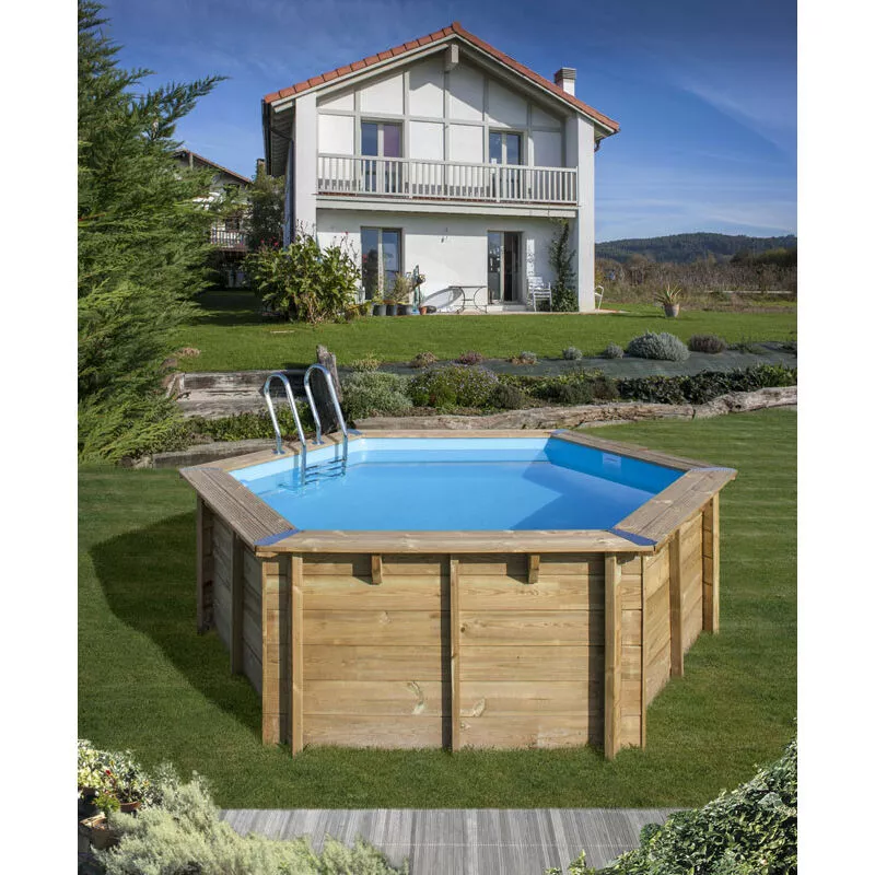 GRÉ - Piscina de madera Gre Vanille-2 400 x 119 cm barato