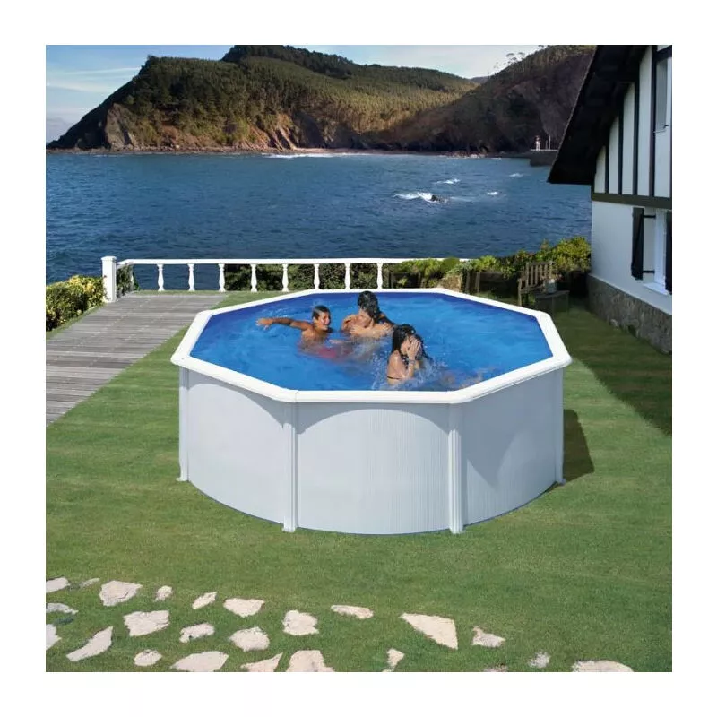 GRÉ - Piscina de superficie gre Fidji 350x120cm con filtro de arena barato