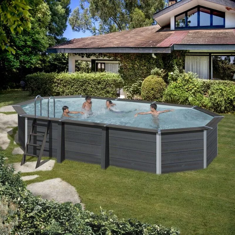GRÉ - Piscina desmontable Avantgarde ovalada de composite Gre 664x386x124cm barato