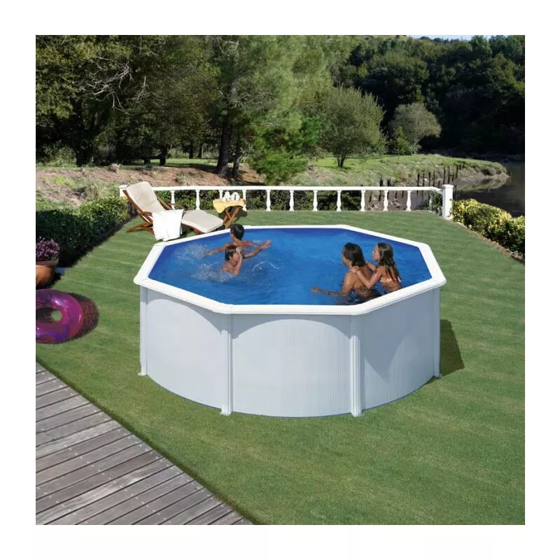 GRÉ - Piscina redonda de acero Gre Fidji 300x120cm barato
