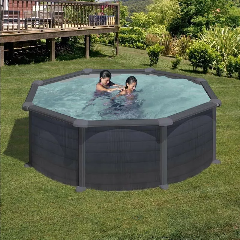 GRÉ - Piscina redonda de acero Gre Granada 350x132 cm barato