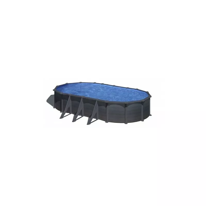 GRÉ - piscina desmontable gre granada 730 x 375 x 132CM sistema de patas laterales. incluye depuradora de arena