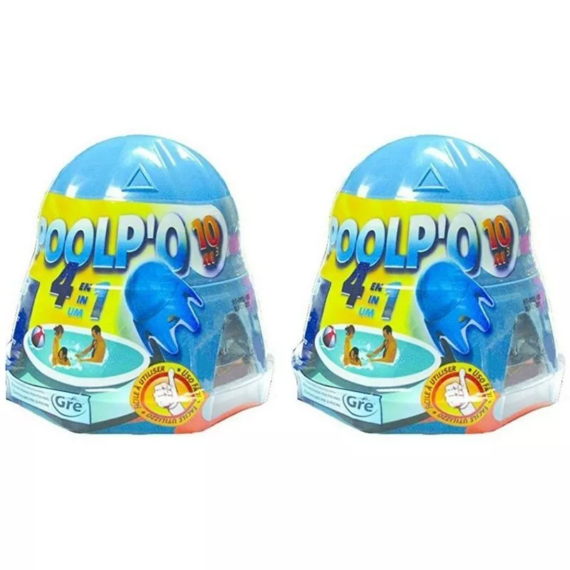 GRÉ - poolp'o Action 4en1 Tratamiento mensual de mantenimiento de piscinas Juego de 2 para 20m3 barato