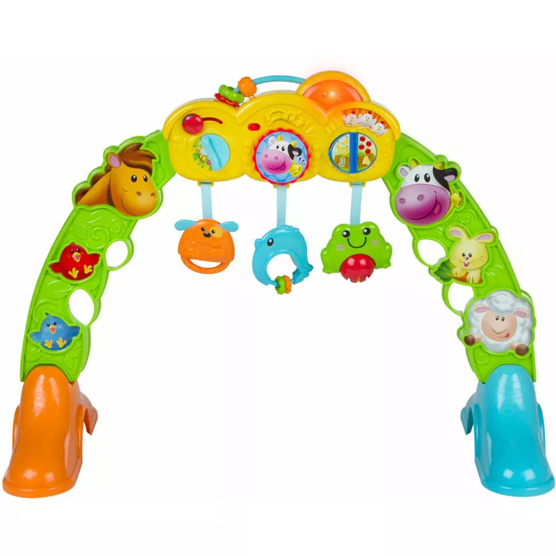 Gimnasio para bebés con luz y sonido 3 en 1 winfun barato