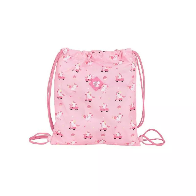 Glow Lab Bolsa Mochila con Cuerdas Glow Lab Unicorn Day Rosa barato