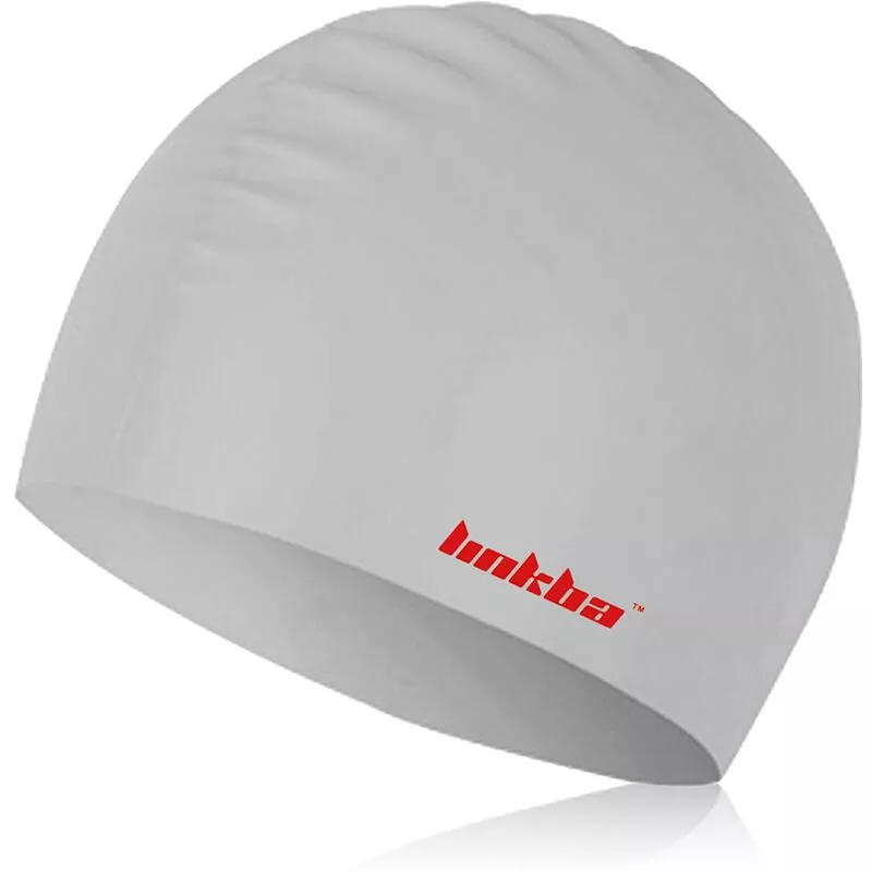 Gorro de natacion de pelo largo de silicona para mujeres