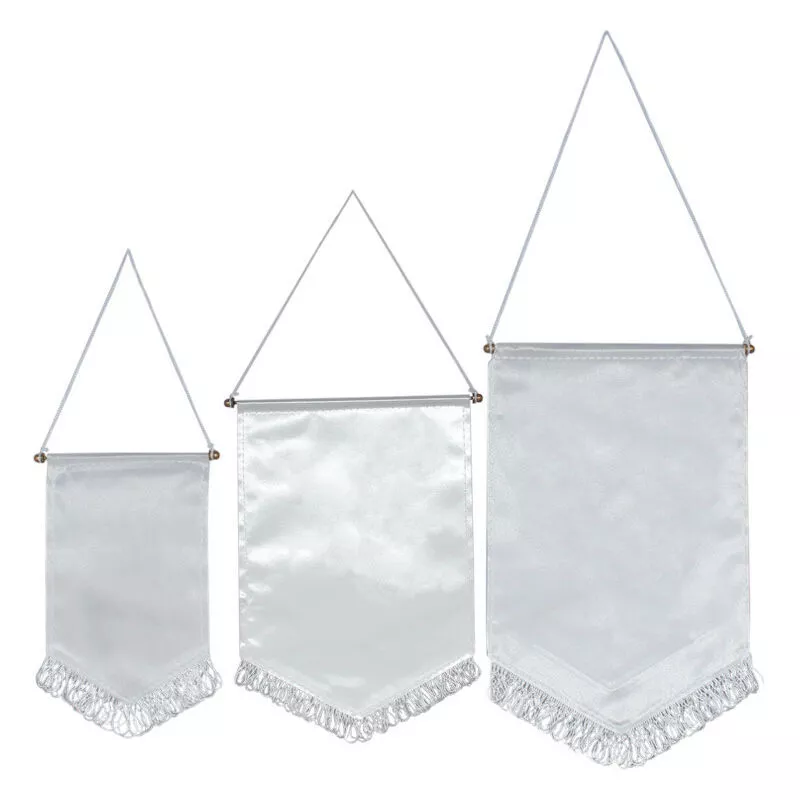 Grupo K-2 - BANDERÍN ESCUDO PARA SUBLIMACIÓN Blanco 200 x 130 mm barato