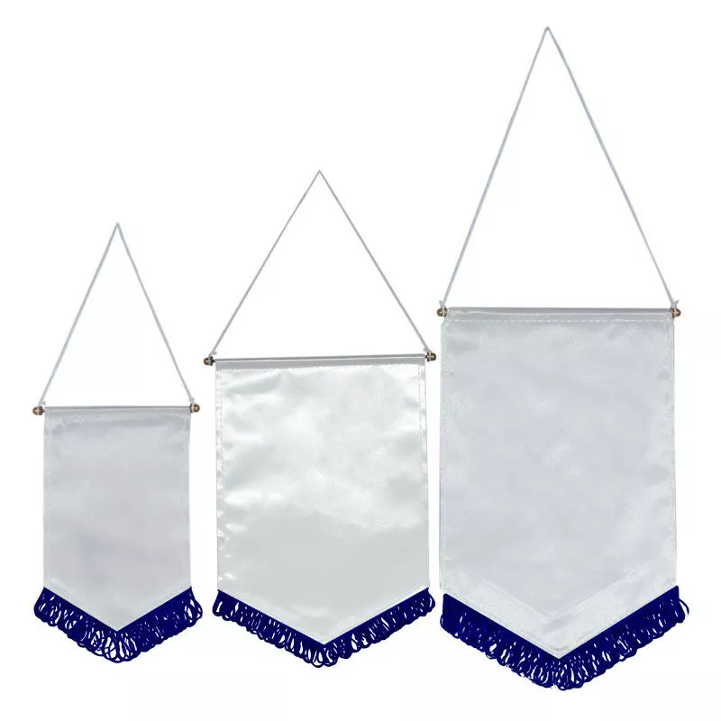 Grupo K-2 - BANDERÍN ESCUDO PARA SUBLIMACIÓN azul 200 x 130 mm barato