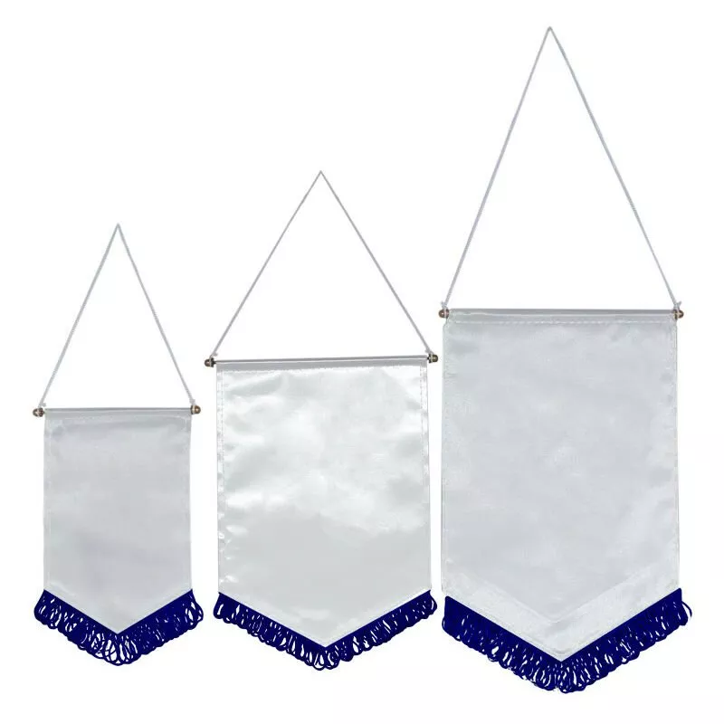 Grupo K-2 - BANDERÍN ESCUDO PARA SUBLIMACIÓN azul 250 x 180 mm barato