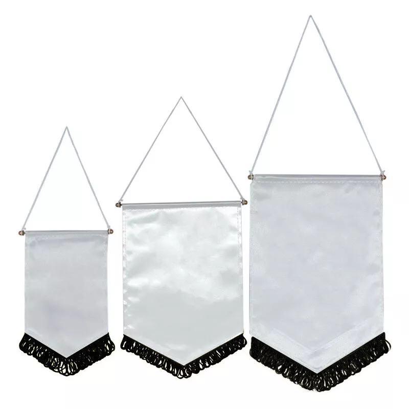 Grupo K-2 - BANDERÍN ESCUDO PARA SUBLIMACIÓN negro 250 x 180 mm barato