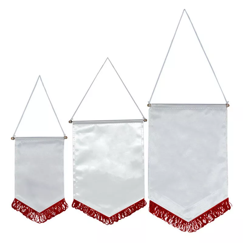 Grupo K-2 - BANDERÍN ESCUDO PARA SUBLIMACIÓN rojo 200 x 130 mm barato