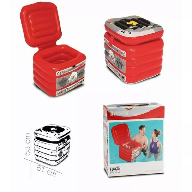 Grupo K-2 - NEVERA HINCHABLE DISEÑO RADIO 61 X 53 CM barato