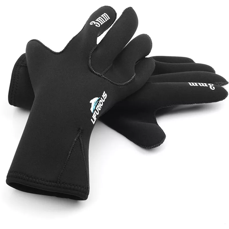 Guantes de buceo Mujeres Hombres Guantes de neopreno de 3 mm para snorkel para nadar
