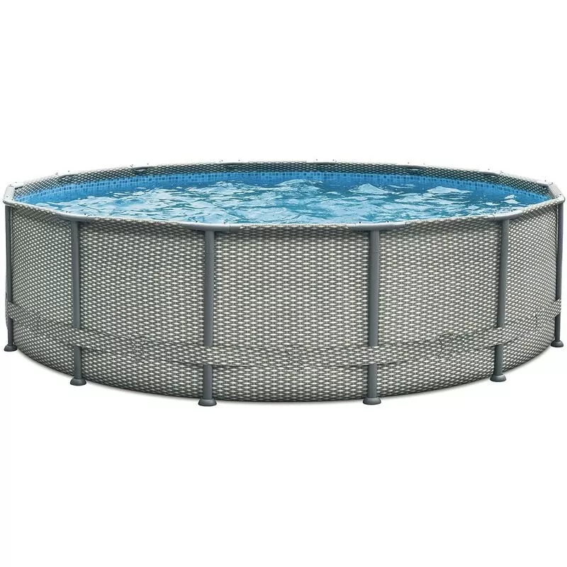 Habitat Et Jardin - Piscina tubular ELITE - liner impreso Ø 4
