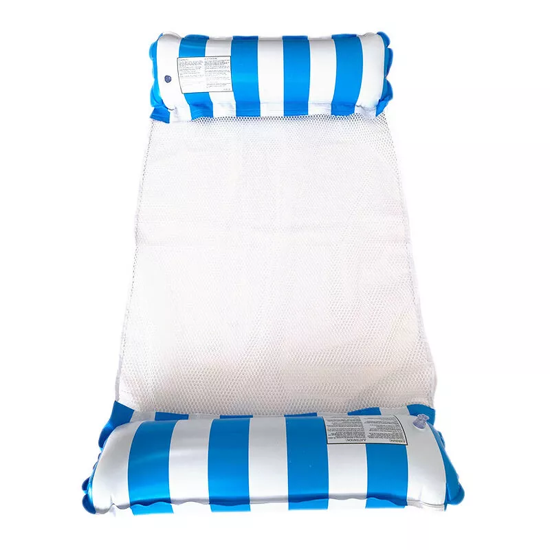 Hamaca inflable flotante Boyas y colchones inflables Hamaca flotante Sillón flotante Flotador inflable portátil ultraligero para piscina para adultos barato