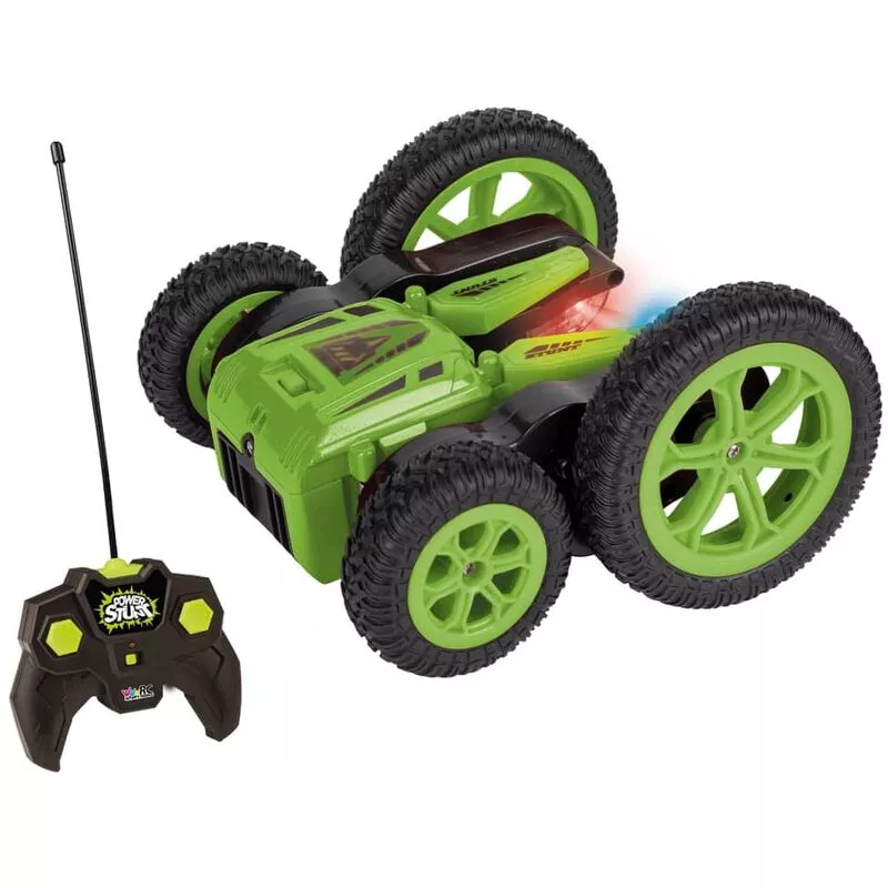 Happy People Coche de juguete con radiocontrol RC Power Stunt - Verde barato