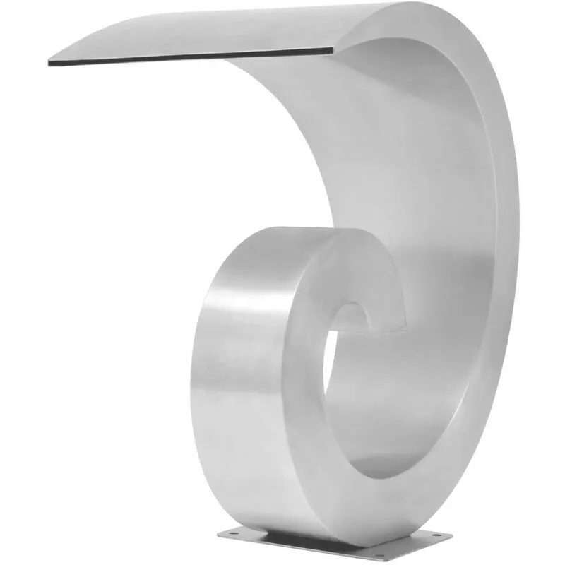 Happyshopping - Fuente de piscina de acero inoxidable 50x30x53 cm plateada barato