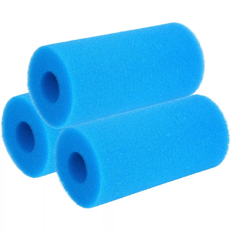Herramienta de limpieza de filtro de piscina Reemplazo de cartucho de filtro de esponja de espuma lavable reutilizable para filtro tipo A azul 20 10 barato