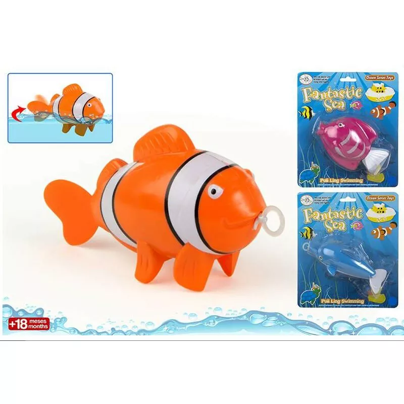 Hogar Y Mas - Juego de pez nadador con cuerda. Diseño divertido y original. Color - Naranja barato