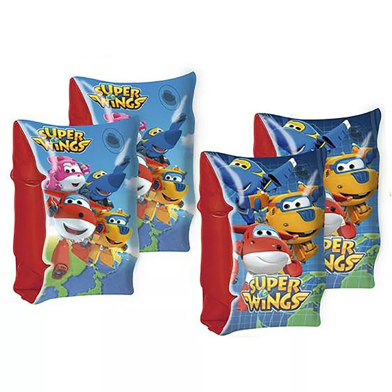 Hogar Y Mas - Manguitos para la playa o la piscina de los Super Wings - Diseño divertido - Hogar y más Color - A barato