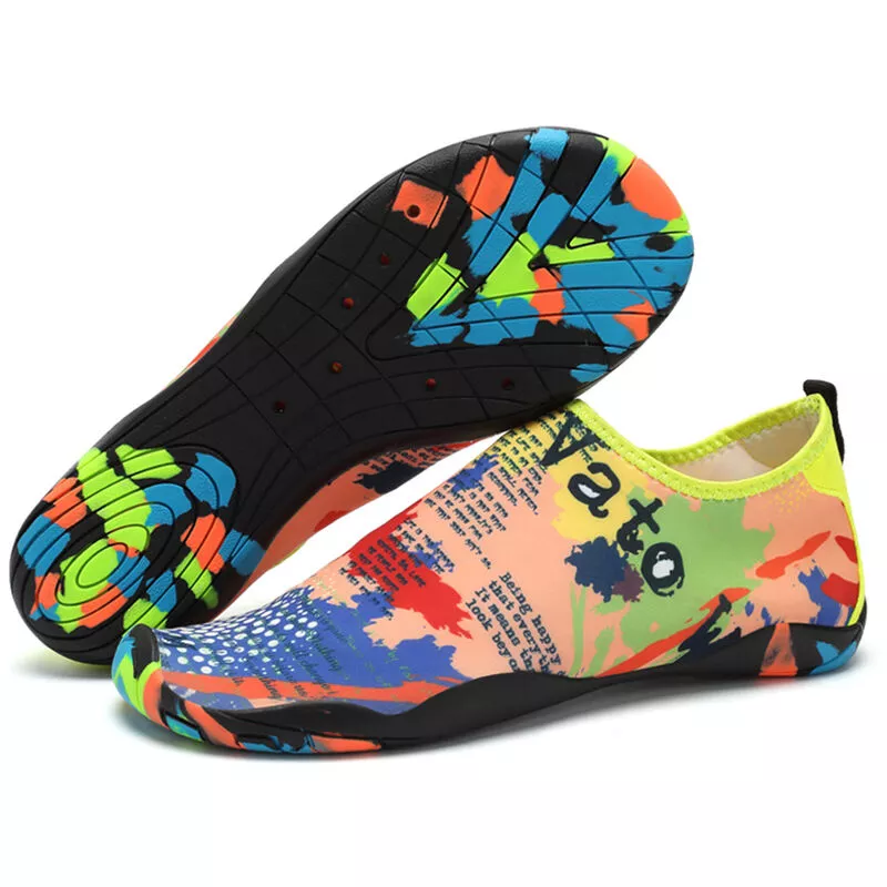 Hombres Mujeres Zapatos de agua Deportes Secado rapido Descalzo para nadar Buceo Surf Piscina acuatica Caminar en la playa Yoga Zapatos de barato