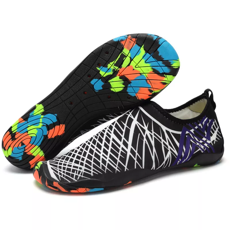 Hombres Mujeres Zapatos de agua Deportes Secado rapido Descalzo para nadar Buceo Surf Piscina acuatica Caminar en la playa Yoga Zapatos de barato