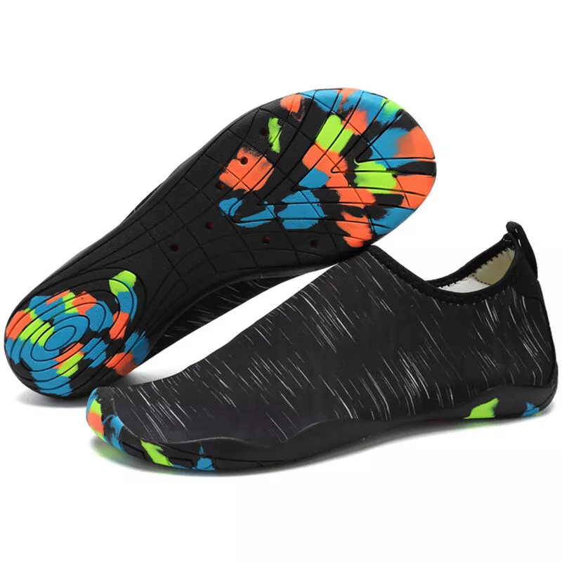 Hombres Mujeres Zapatos de agua Deportes Secado rapido Descalzo para nadar Buceo Surf Piscina acuatica Caminar en la playa Yoga Zapatos de barato