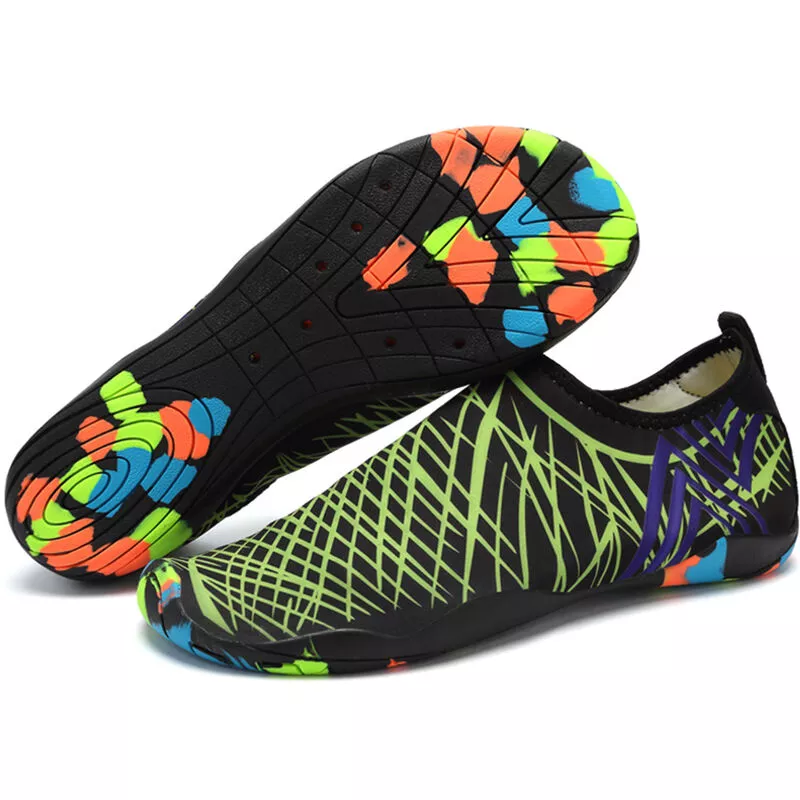 Hombres Mujeres Zapatos de agua Deportes Secado rapido Descalzo para nadar Buceo Surf Piscina acuatica Caminar en la playa Yoga Zapatos de barato