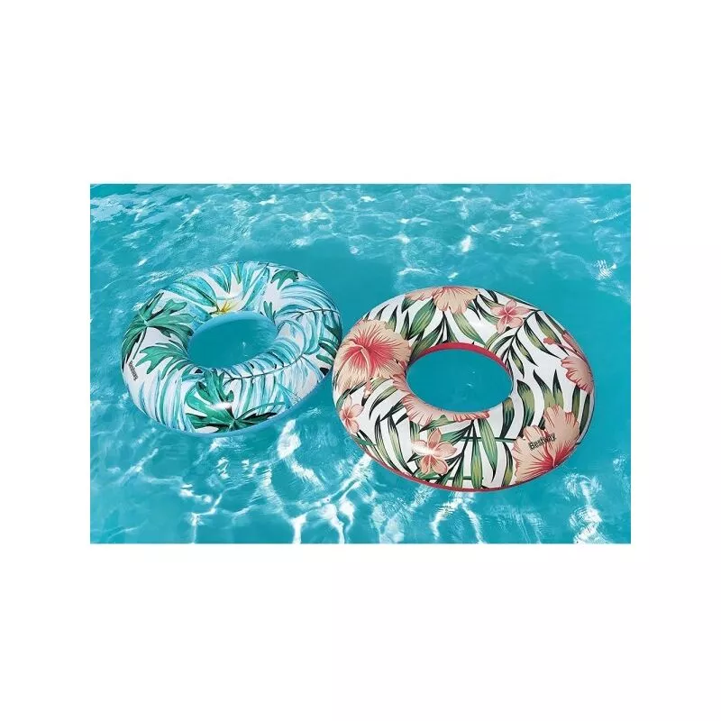 Impresión Palma Floral Palmes 119 cm Donut inflable 2 modelos 36237 barato