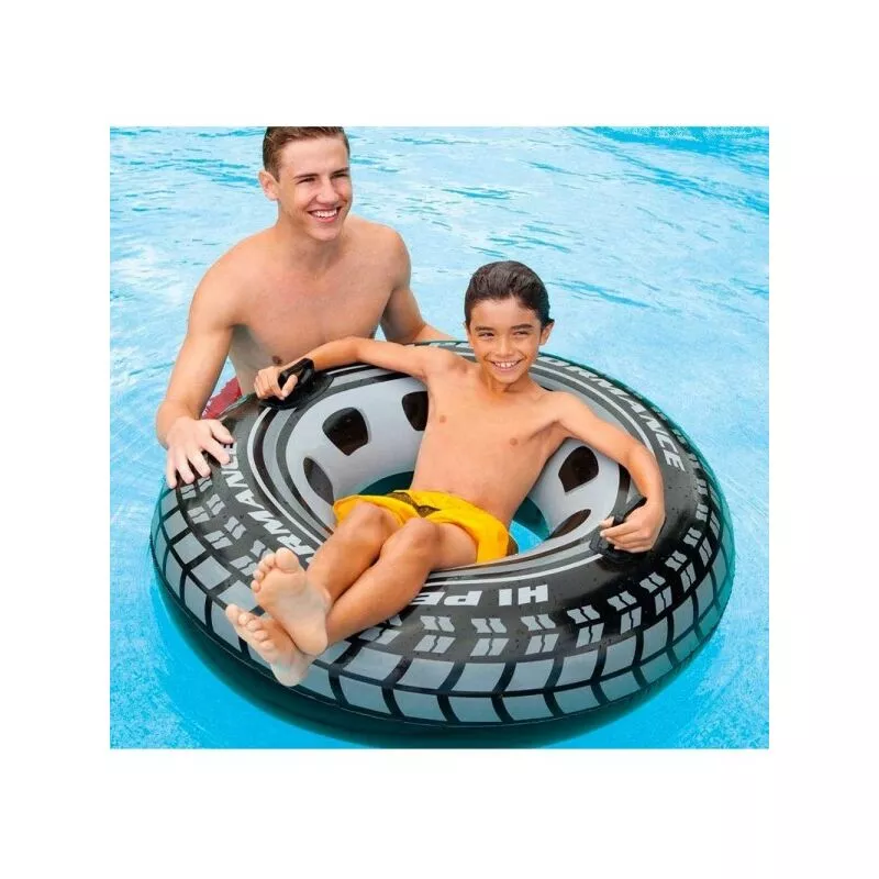 Inflable en forma de rueda de rosquilla neumática 114 cm para piscina marina barato