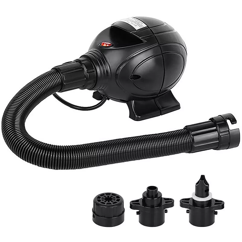 Inflador de bomba de aire electrico portatil de 800 W con 3 boquillas