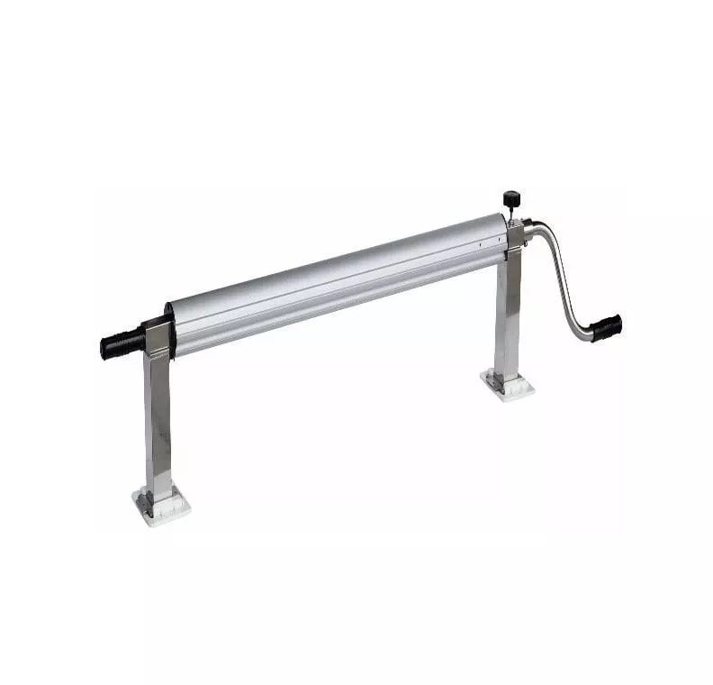 International Cover Pool - Enrollador en acero inox para mantas de burbujas extensible. para piscinas de hasta 5.50 metros de ancho con tubo de 102mm barato