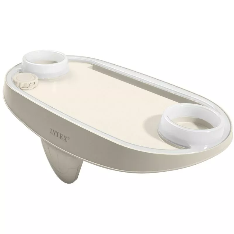 Intex - Bandeja soporte bebidas Spa + 2 posavasos y luz led barato