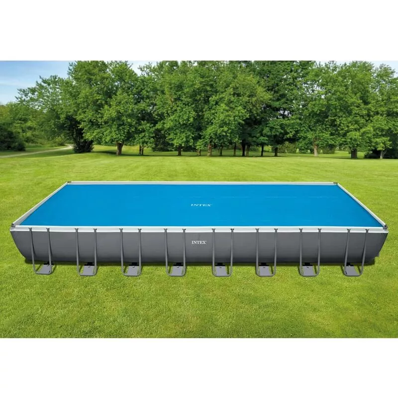 Intex - Cubierta solar para piscina polietileno 975x488 cm - Azul barato