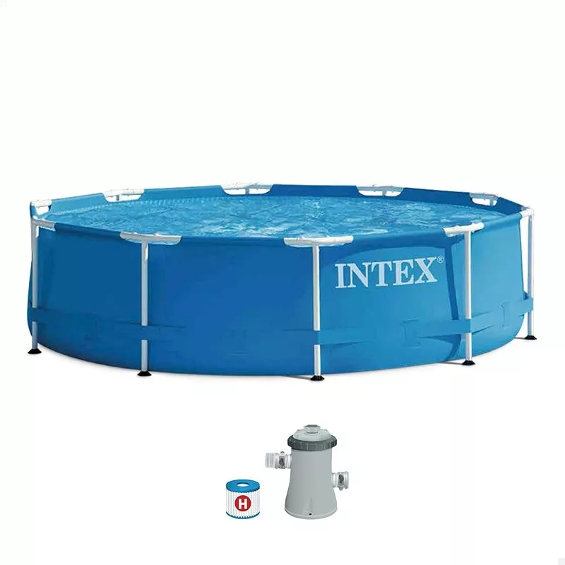 Intex - Piscina Redonda Metal Frame 4485 litros + Depuradora barato