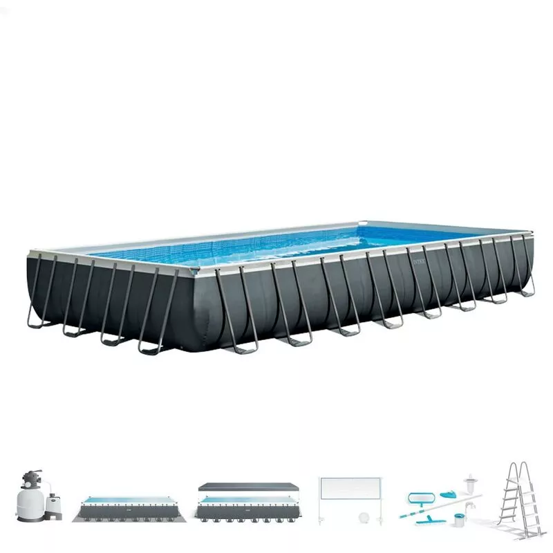 Intex - Piscina desmontable Pack deluxe + depuradora y clorador barato