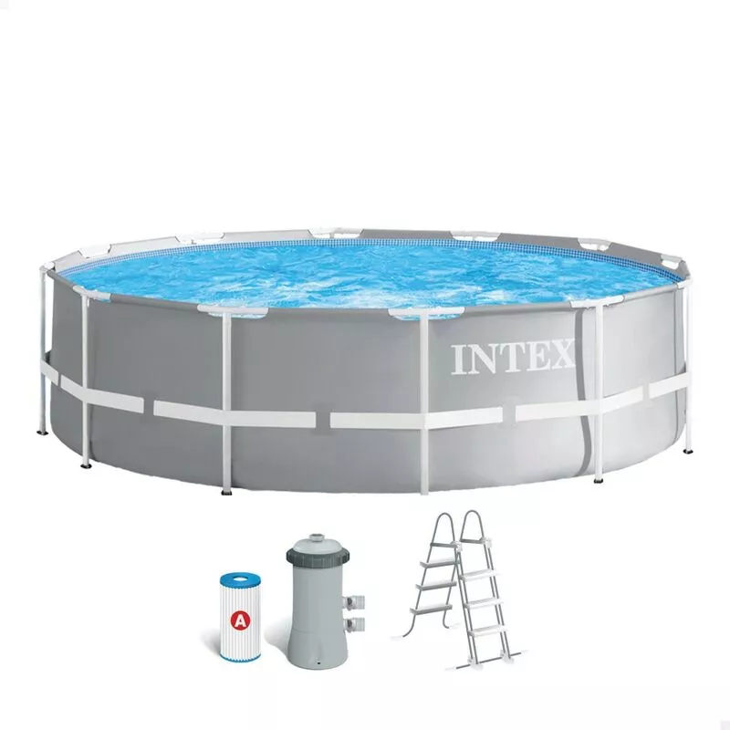 Intex - Piscina redonda desmontable prisma frame 366x99 cm con depuradora barato