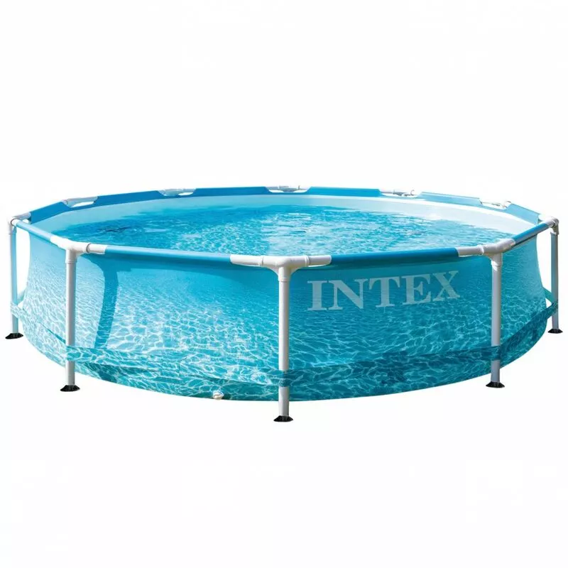 Intex - Piscina tubular redonda Metal Frame Beachside barato