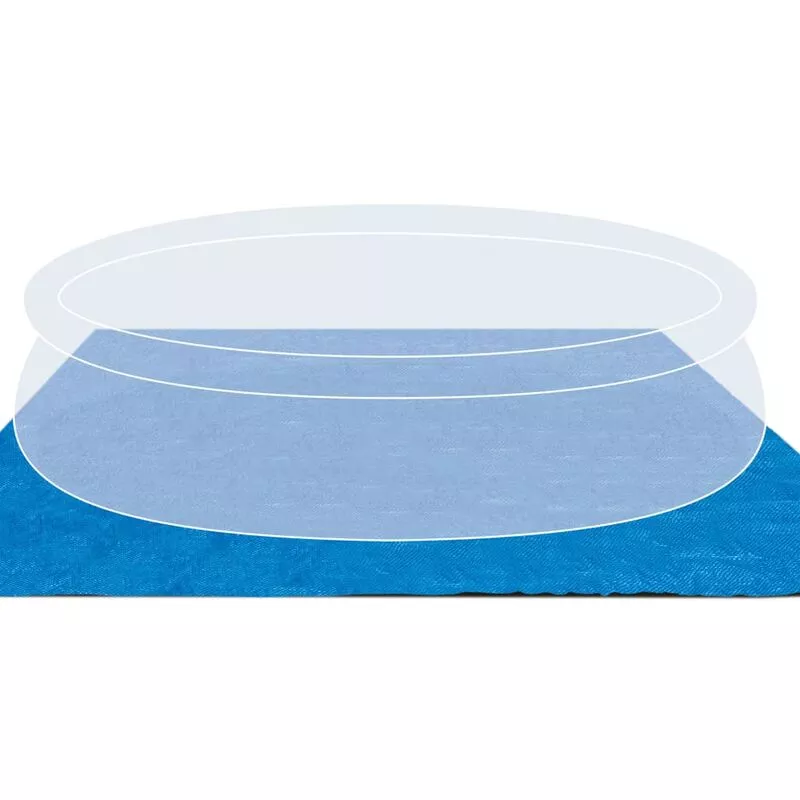 Intex - Tela protectora de suelo para piscina cuadrado 472x472 cm 28048 - Azul barato