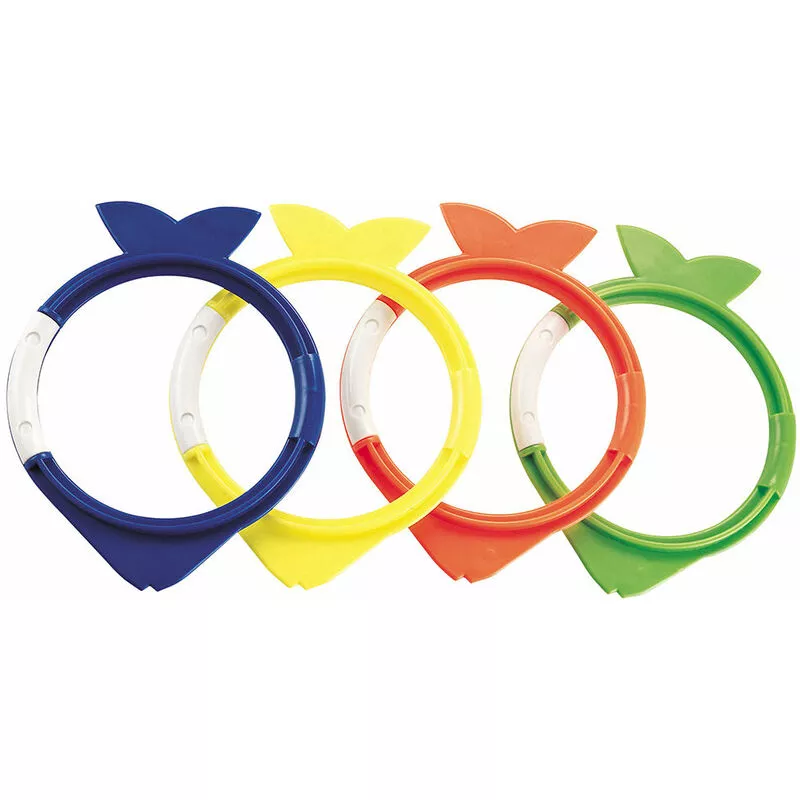 Juego De Aros Para Piscina Natación Peces (4 Unidades) barato