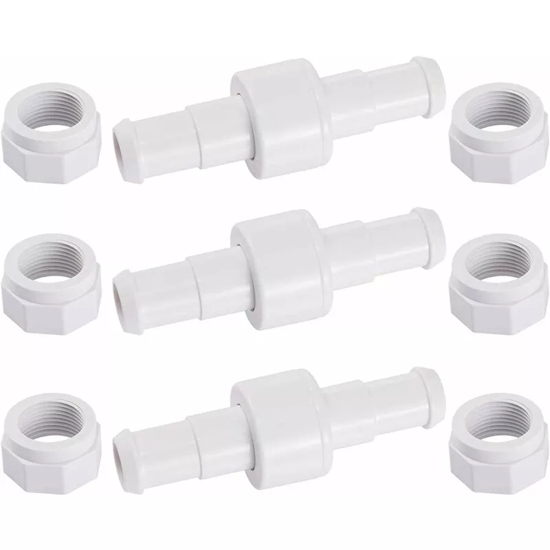 Juego de 3 conectores giratorios para manguera de jardín con 6 accesorios D15 compatibles con Zodiac Polaris 180 280 380 Robot Limpiador de piscinas barato