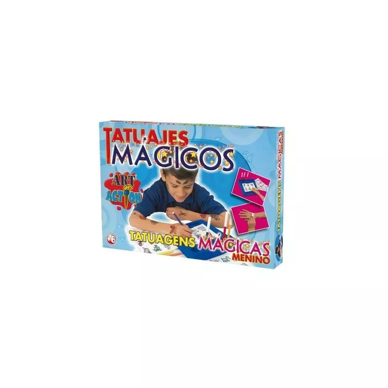 Juego de Manualidades TATUAJES MAGICOS Azul 8412553115315 S2403858 - Falomir barato