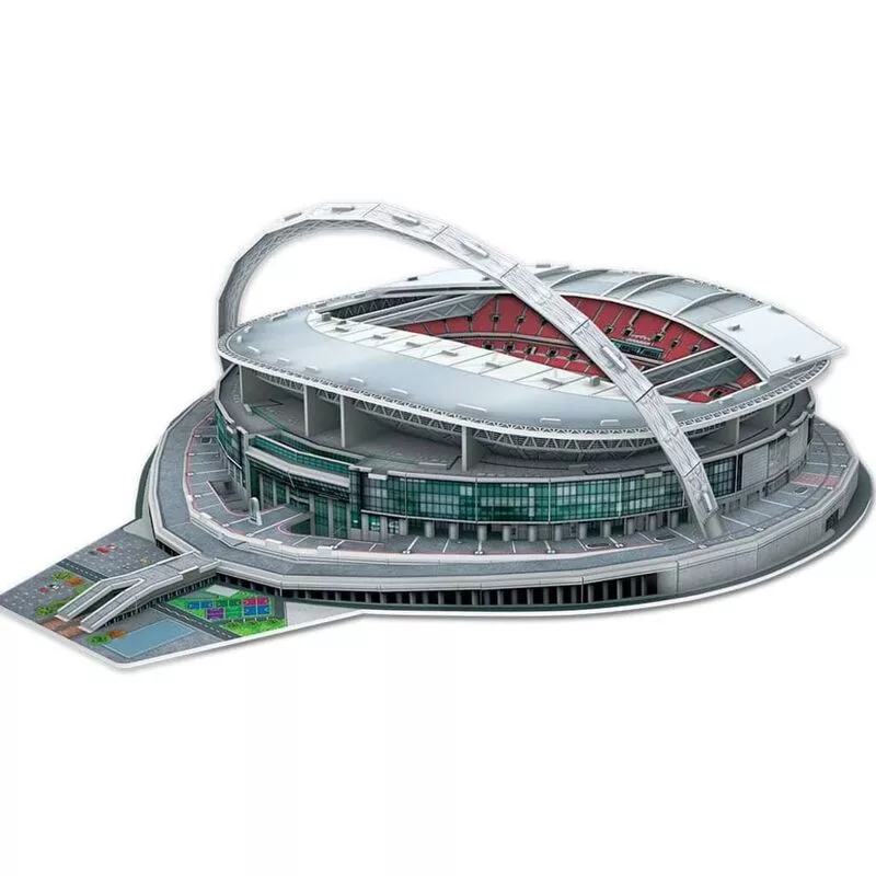 Juego de puzzle 3D 89 piezas England Wembley Stadium - Multicolor - Nanostad barato