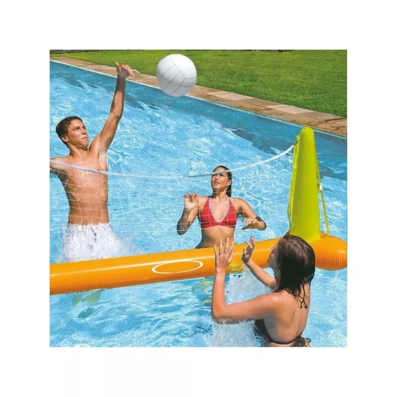 Juego de voleibol Volleyball Inflable Net y Natwimming Pool Ball 239 x 64 x 91 cm barato
